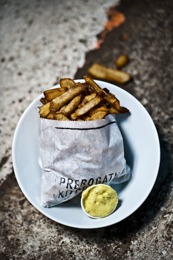Hand-cut fries with tarragon aioli